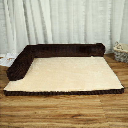 CozyCloud Calming Dog Bed – Washable Orthopedic Pet Sofa