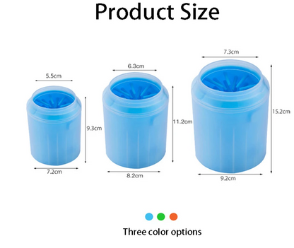 MuddyPaw Portable Paw Cleaner Cup – Gentle Silicone Bristles
