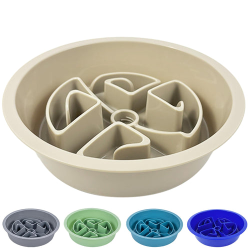 SlowSip Anti-Gulp Slow Feeder Bowl – Healthy Mealtime for Dogs