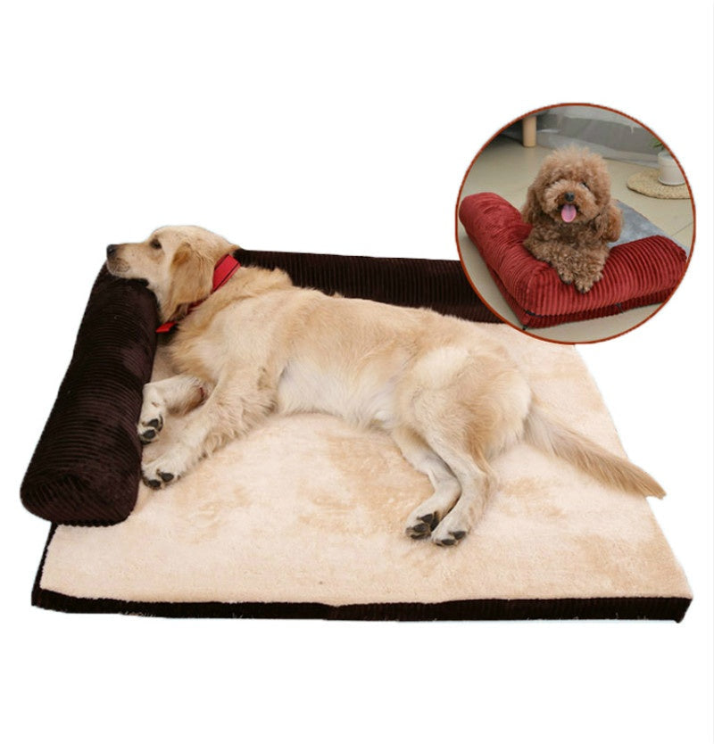CozyCloud Calming Dog Bed – Washable Orthopedic Pet Sofa