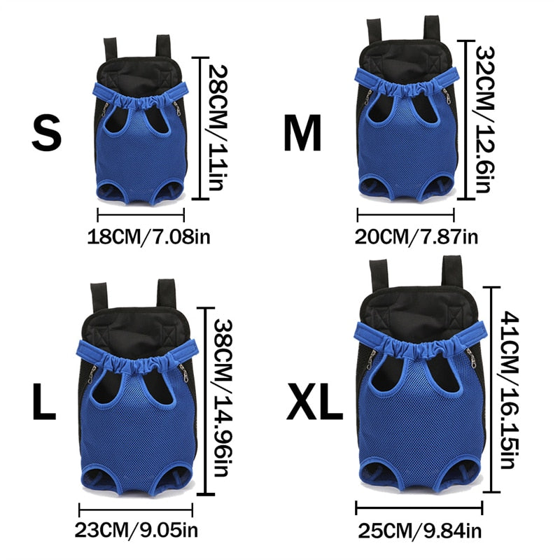 TrailPack Front-Carry Pet Backpack